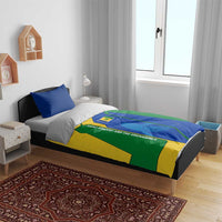 Saint Vincent and the Grenadines Flag Wave Map Bedding Set Caribbean Island Pride Pullover - Wonder Print Shop