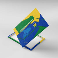 Saint Vincent and the Grenadines Flag Wave Map Canvas Wall Art Caribbean Island Pride Pullover - Wonder Print Shop