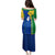Saint Vincent and the Grenadines Flag Wave Map Family Matching Puletasi and Hawaiian Shirt Caribbean Island Pride Pullover - Wonder Print Shop