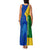 Saint Vincent and the Grenadines Flag Wave Map Family Matching Tank Maxi Dress and Hawaiian Shirt Caribbean Island Pride Pullover - Wonder Print Shop