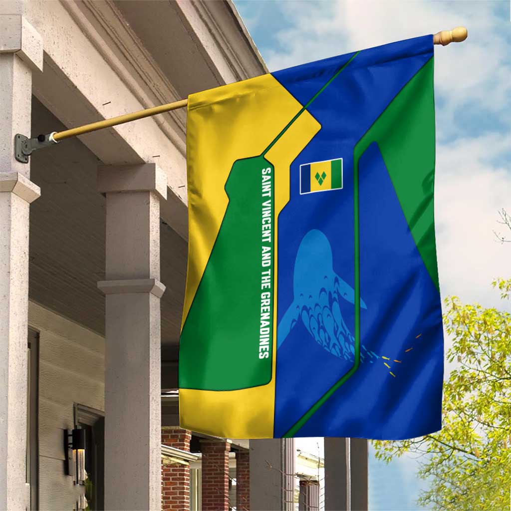 Saint Vincent and the Grenadines Flag Wave Map Garden Flag Caribbean Island Pride Pullover - Wonder Print Shop