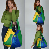Saint Vincent and the Grenadines Flag Wave Map Grocery Bag Caribbean Island Pride Pullover - Wonder Print Shop