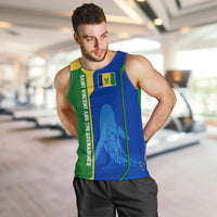 Saint Vincent and the Grenadines Flag Wave Map Men Tank Top Caribbean Island Pride Pullover - Wonder Print Shop