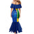 Saint Vincent and the Grenadines Flag Wave Map Mermaid Dress Caribbean Island Pride Pullover - Wonder Print Shop