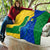 Saint Vincent and the Grenadines Flag Wave Map Quilt Caribbean Island Pride Pullover - Wonder Print Shop