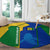Saint Vincent and the Grenadines Flag Wave Map Round Carpet Caribbean Island Pride Pullover - Wonder Print Shop