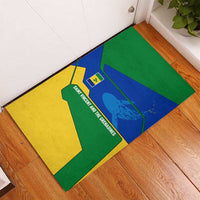 Saint Vincent and the Grenadines Flag Wave Map Rubber Doormat Caribbean Island Pride Pullover - Wonder Print Shop