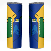 Saint Vincent and the Grenadines Flag Wave Map Skinny Tumbler Caribbean Island Pride Pullover - Wonder Print Shop