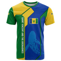Saint Vincent and the Grenadines Flag Wave Map T Shirt Caribbean Island Pride Pullover - Wonder Print Shop