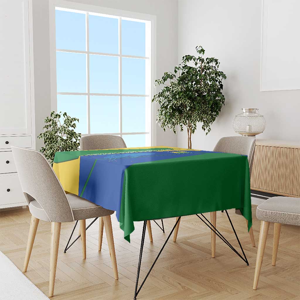 Saint Vincent and the Grenadines Flag Wave Map Tablecloth Caribbean Island Pride Pullover - Wonder Print Shop