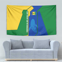Saint Vincent and the Grenadines Flag Wave Map Tapestry Caribbean Island Pride Pullover - Wonder Print Shop