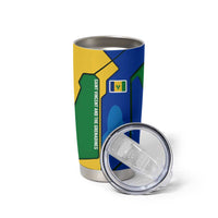 Saint Vincent and the Grenadines Flag Wave Map Tumbler Cup Caribbean Island Pride Pullover - Wonder Print Shop