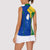 Saint Vincent and the Grenadines Flag Wave Map Women Sleeveless Polo Shirt Caribbean Island Pride Pullover - Wonder Print Shop