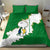 Saint Vincent and the Grenadines Turtle Bedding Set with Coat of Arms and Green Heritage Design - Wonder Print Shop
