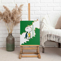 Saint Vincent and the Grenadines Turtle Canvas Wall Art with Coat of Arms and Green Heritage Design - Wonder Print Shop