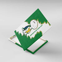 Saint Vincent and the Grenadines Turtle Canvas Wall Art with Coat of Arms and Green Heritage Design - Wonder Print Shop