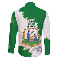 Saint Vincent and the Grenadines Turtle Family Matching Short Sleeve Bodycon Dress and Hawaiian Shirt with Coat of Arms and Green Heritage Design - Wonder Print Shop