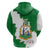 Saint Vincent and the Grenadines Turtle Hoodie with Coat of Arms and Green Heritage Design - Wonder Print Shop