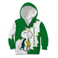 Saint Vincent and the Grenadines Turtle Kid Hoodie with Coat of Arms and Green Heritage Design - Wonder Print Shop