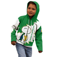 Saint Vincent and the Grenadines Turtle Kid Hoodie with Coat of Arms and Green Heritage Design - Wonder Print Shop
