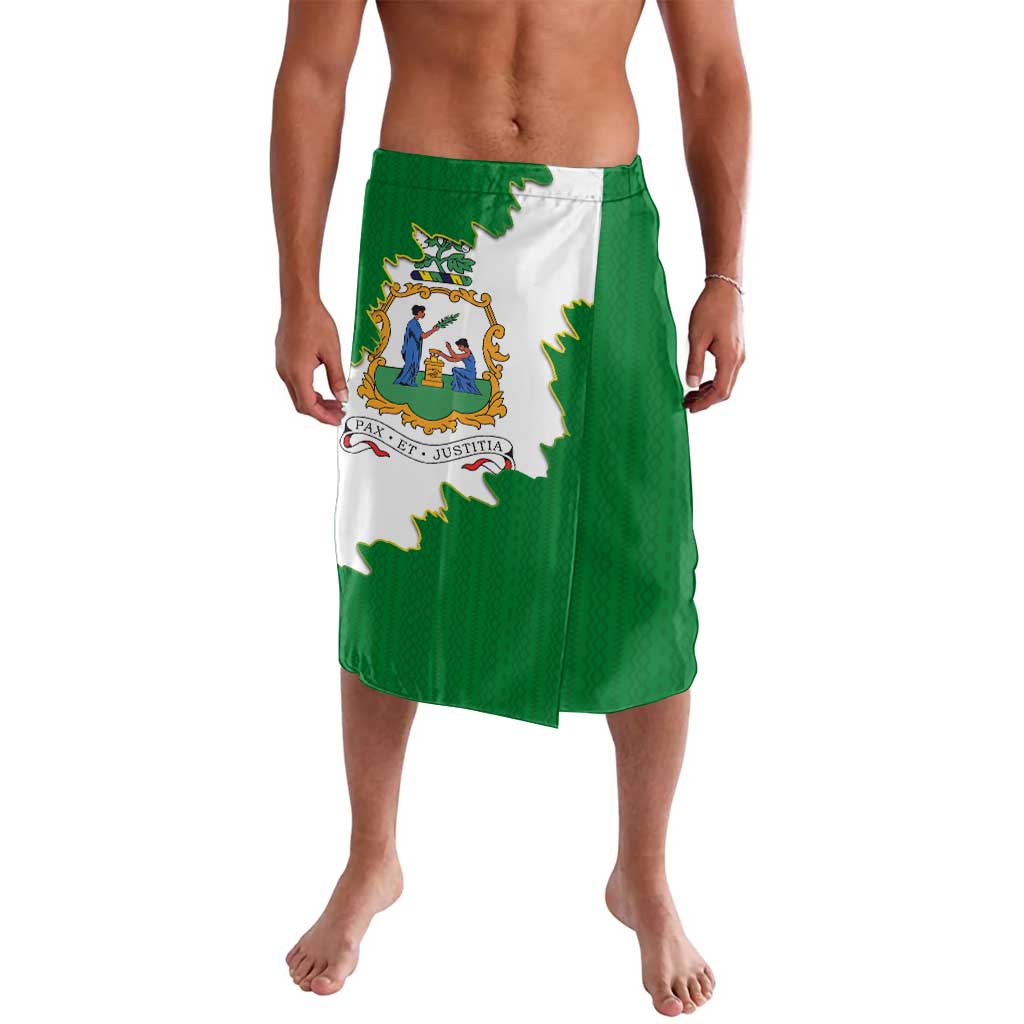 Saint Vincent and the Grenadines Turtle Lavalava with Coat of Arms and Green Heritage Design - Wonder Print Shop