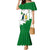 Saint Vincent and the Grenadines Turtle Mermaid Dress with Coat of Arms and Green Heritage Design - Wonder Print Shop