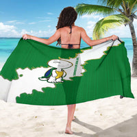 Saint Vincent and the Grenadines Turtle Sarong with Coat of Arms and Green Heritage Design - Wonder Print Shop