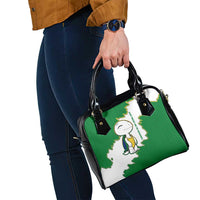 Saint Vincent and the Grenadines Turtle Shoulder Handbag with Coat of Arms and Green Heritage Design - Wonder Print Shop