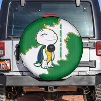 Saint Vincent and the Grenadines Turtle Spare Tire Cover with Coat of Arms and Green Heritage Design - Wonder Print Shop