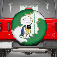 Saint Vincent and the Grenadines Turtle Spare Tire Cover with Coat of Arms and Green Heritage Design - Wonder Print Shop