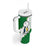 Saint Vincent and the Grenadines Turtle Tumbler With Handle with Coat of Arms and Green Heritage Design - Wonder Print Shop