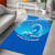 Saint Vincent and the Grenadines Dolphin Area Rug with Ocean Wave and Tropical Island Design - Wonder Print Shop