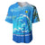 Saint Vincent and the Grenadines Dolphin Baseball Jersey with Ocean Wave and Tropical Island Design - Wonder Print Shop
