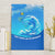 Saint Vincent and the Grenadines Dolphin Canvas Wall Art with Ocean Wave and Tropical Island Design - Wonder Print Shop