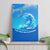Saint Vincent and the Grenadines Dolphin Canvas Wall Art with Ocean Wave and Tropical Island Design - Wonder Print Shop