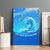Saint Vincent and the Grenadines Dolphin Canvas Wall Art with Ocean Wave and Tropical Island Design - Wonder Print Shop