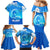 Saint Vincent and the Grenadines Dolphin Family Matching Mermaid Dress and Hawaiian Shirt with Ocean Wave and Tropical Island Design - Wonder Print Shop