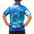 Saint Vincent and the Grenadines Dolphin Family Matching Tank Maxi Dress and Hawaiian Shirt with Ocean Wave and Tropical Island Design - Wonder Print Shop