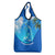 Saint Vincent and the Grenadines Dolphin Grocery Bag with Ocean Wave and Tropical Island Design - Wonder Print Shop