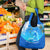 Saint Vincent and the Grenadines Dolphin Grocery Bag with Ocean Wave and Tropical Island Design - Wonder Print Shop