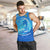 Saint Vincent and the Grenadines Dolphin Men Tank Top with Ocean Wave and Tropical Island Design - Wonder Print Shop