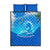 Saint Vincent and the Grenadines Dolphin Quilt Bed Set with Ocean Wave and Tropical Island Design - Wonder Print Shop