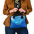 Saint Vincent and the Grenadines Dolphin Shoulder Handbag with Ocean Wave and Tropical Island Design - Wonder Print Shop