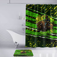 Buffalo Soldiers 10th Cavalry Regiment Bathroom Set Graffiti Urban Streetwear Style Graphic Art