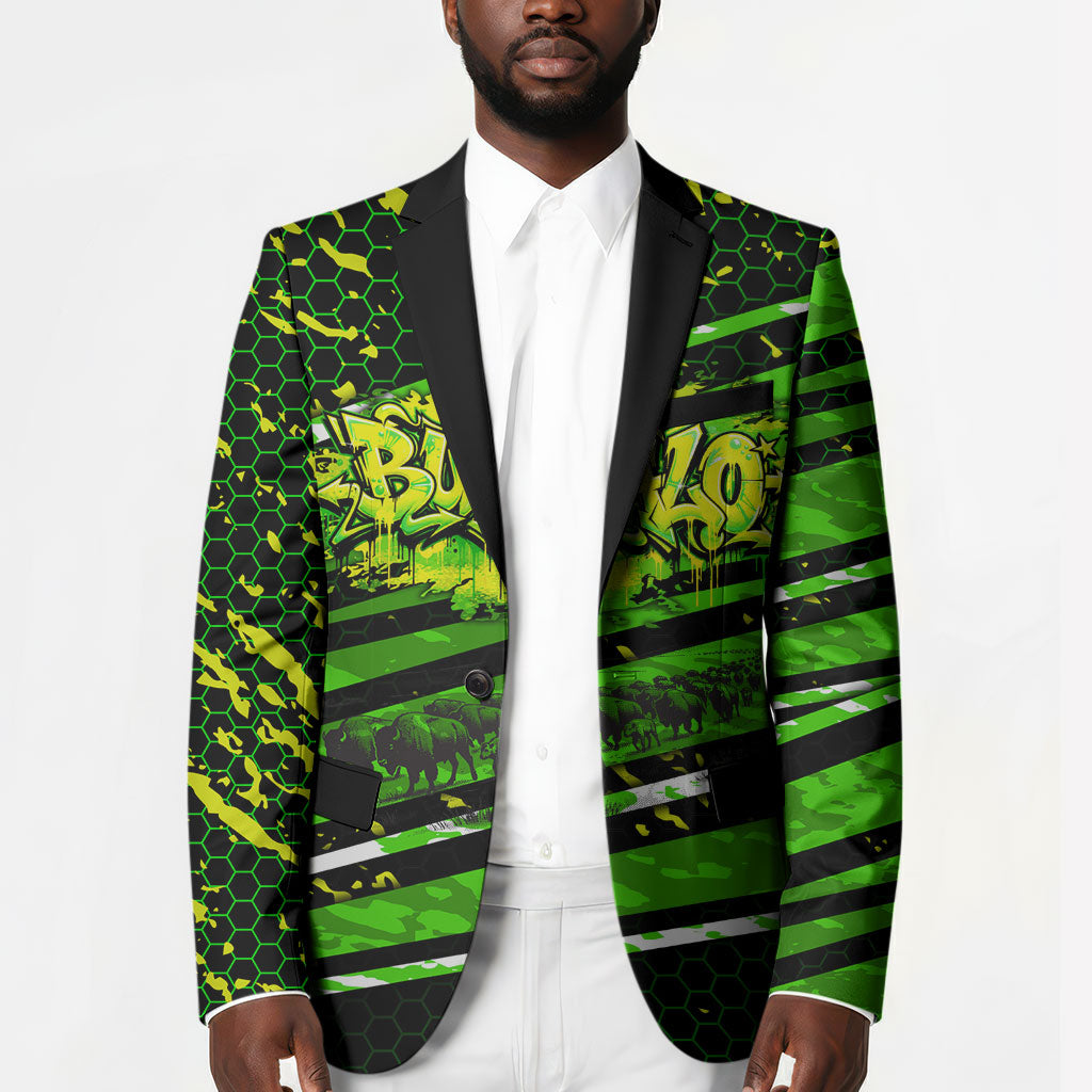 Buffalo Soldiers 10th Cavalry Regiment Blazer Graffiti Urban Streetwear Style Graphic Art
