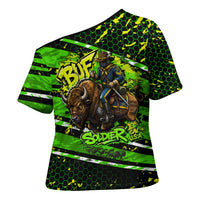 Buffalo Soldiers 10th Cavalry Regiment Cross Shoulder Shirt Graffiti Urban Streetwear Style Graphic Art