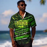 Buffalo Soldiers 10th Cavalry Regiment Hawaiian Shirt Graffiti Urban Streetwear Style Graphic Art