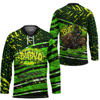 Buffalo Soldiers 10th Cavalry Regiment Hockey Jersey Graffiti Urban Streetwear Style Graphic Art