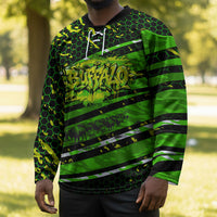 Buffalo Soldiers 10th Cavalry Regiment Hockey Jersey Graffiti Urban Streetwear Style Graphic Art