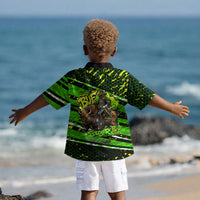 Buffalo Soldiers 10th Cavalry Regiment Kid Hawaiian Shirt Graffiti Urban Streetwear Style Graphic Art